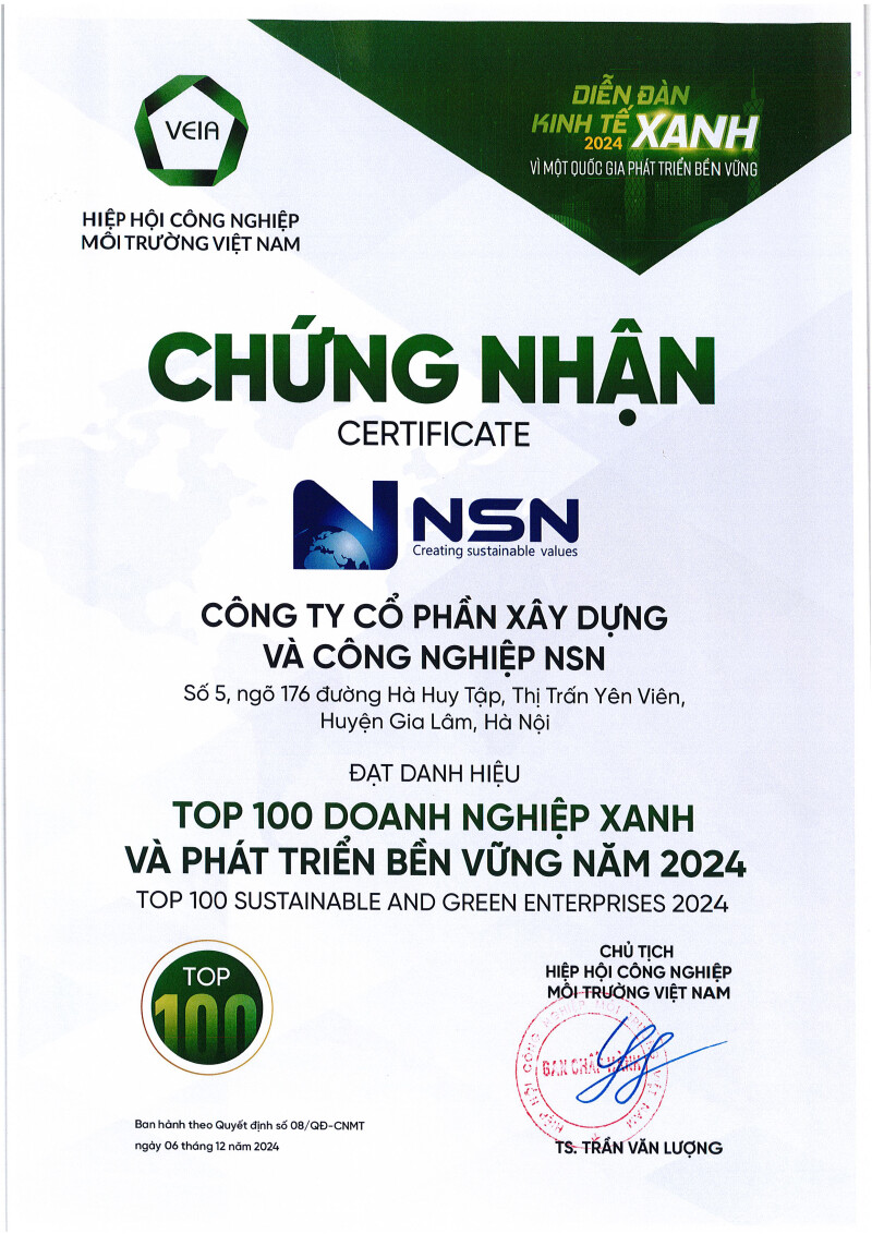 Top 100 Green and Sustainable Enterprises in 2024