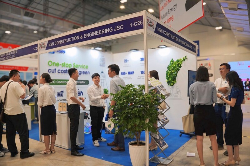 Recap NSN in the biggest solar energy exhibition in Vietnam