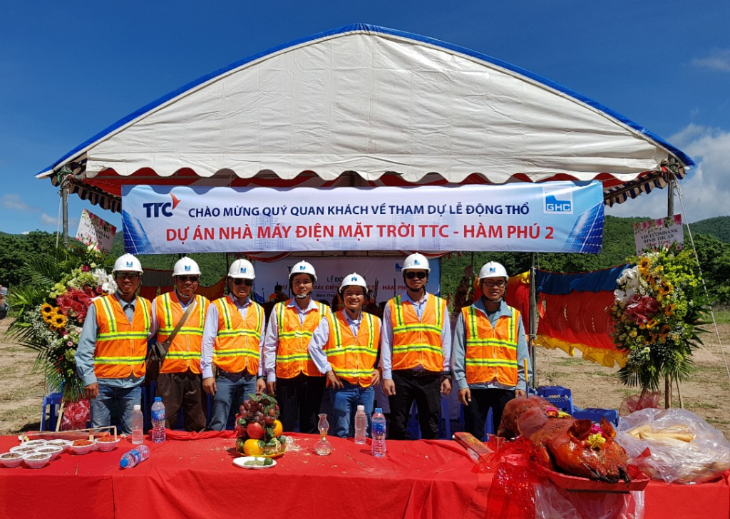 Groundbreaking ceremony for Ham Phu 2 Solar Power Plant