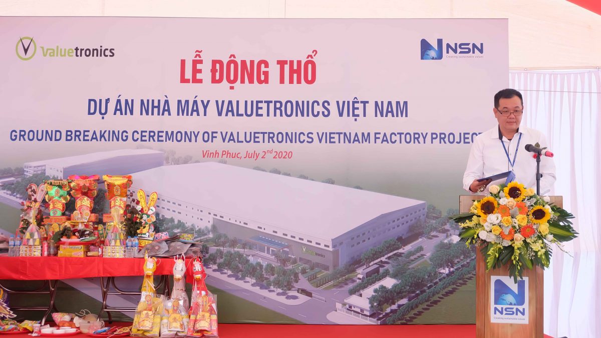 Lễ động thổ: Dự án lớn nhất trong lĩnh vực Tổng thầu công nghiệp của NSN năm 2020